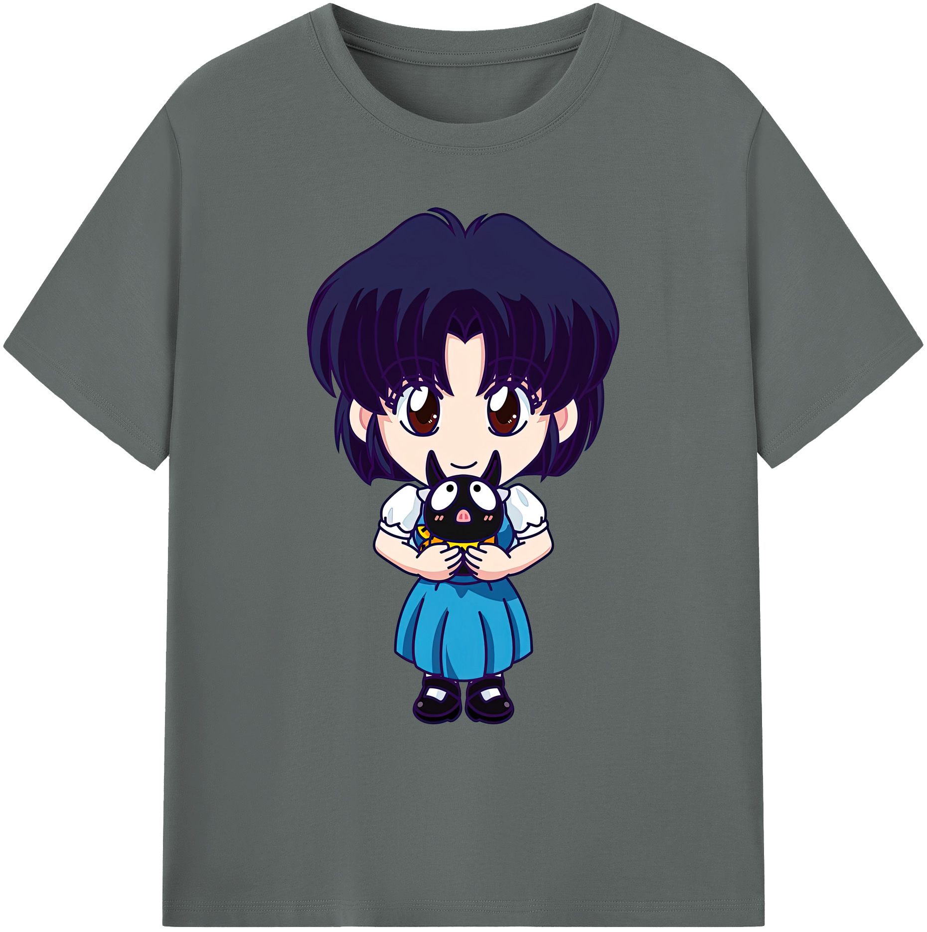 （画像用） 美少女戦士セーラームーン 水野 亜美 みずの あみ Sailor Moon Mizuno Ami 綿100％ メンズ半袖Tシャツ｜肌触りやわらか＆通気性